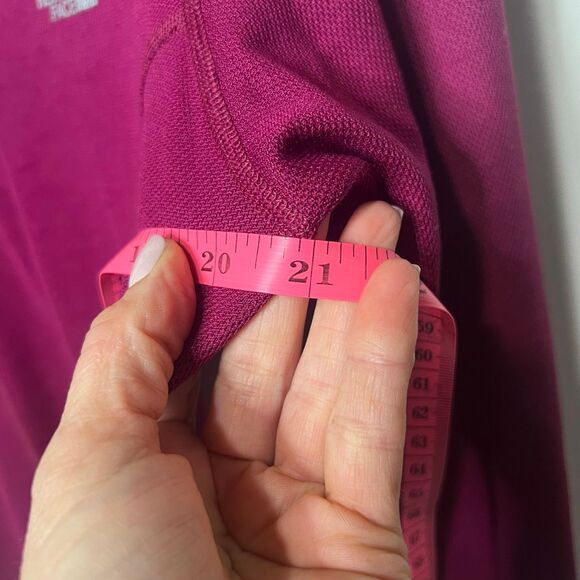 The North Face Flight Series Purple Burgundy 1/2 zip pullover Sz L - Picture 9 of 10
